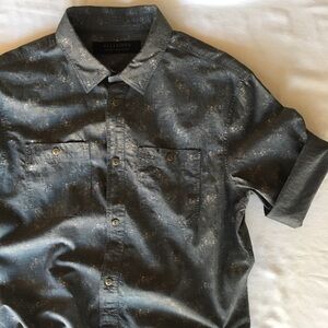 [32] 🆕 ALL SAINTS Button-Down Short Sleeve